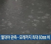 충북 올해 첫 열대야 관측..모레까지 최대 60mm 비