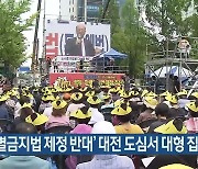 '차별금지법 제정 반대' 대전 도심서 대형 집회
