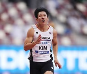 '男 100m 세계 기준 기록 실패' 김국영, 세계선수권 자력 진출 좌절