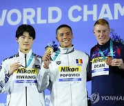 황선우 있어서..한국수영, 세계선수권 경영 17위