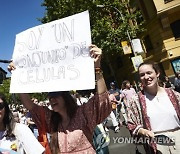 SPAIN PROETST ABORTION LAW REFORM