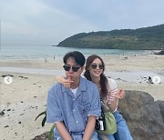 이은주♥앤디, 누가 봐도 달달한 신혼 "귀에 피나셨을 분들 죄송해" [TEN★]