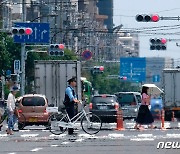 일본, 장마 끝났다..'최고 기온 40도' 폭염 시작