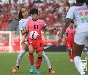 한국 여자축구, '도쿄올림픽 금메달' 캐나다와 0-0 무승부