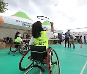 대한장애인체육회, 울산 태화강에서 '미리 뛰는 미니체전' 행사 실시