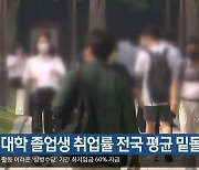 대구·경북 대학 졸업생 취업률 전국 평균 밑돌아