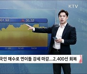 코스피, 외국인 매수로 연이틀 강세 마감..2,400백선 회복 [증권시장]