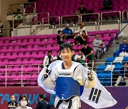 대전시청 태권도팀 김태용, 아시아 선수권대회 63kg급 금메달