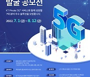 KT, 제조·물류·의료 등 프라이빗 5G 솔루션 발굴 위한 공모전 개최