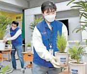 [issue&] 초등학교에 공기 정화 식물 2500개 기증학습 환경 꾸미는 '교실 숲' 프로젝트 시작