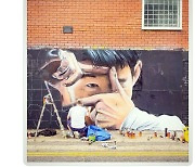 손흥민 벽화, 영국 런던 거리에 등장 '눈길'