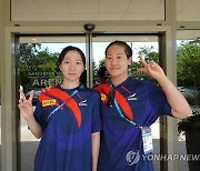 오픈워터스위밍 대표팀 이정민-김진하