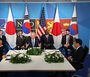 [속보]尹대통령 "한미일 협력, 세계 평화 안정 중심축 자리매김 기대"