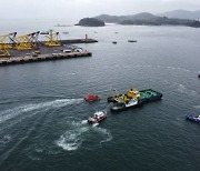 사천해경, 대규모 오염사고 대비 민·관 합동 해상 방제훈련 전개 