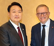 윤대통령, 나토 협력 강화..호주와 북핵·중국 문제 논의