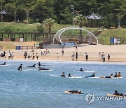 폭염 속 제주 해수욕장 '인기'