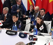 나토 동맹국·파트너국 정상회의 참석한 한일 정상