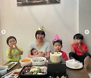 '애넷맘' 정주리, '물회+모듬회' 子 생일 파티는 핑계?..친구들 봤더니 [TEN★]