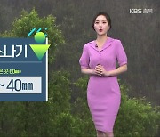 [날씨] 충북 밤 사이 소나기..내일 무더위 기승