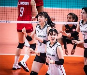 한국 여자배구, VNL서 태국에도 0-3 완패..블로킹 17개 헌납