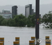 한강 범람한 세빛섬