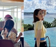 김소영, ♥오상진+부모님과 괌 여행.."딸과 첫 여행 새로운 경험 중" [TEN★]