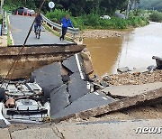 충남 사흘 폭우로 농경지 2100ha 침수, 다리붕괴 등 도로 84곳 피해(종합)