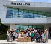 남자농구 대표팀, 홀트일산요양원에서 봉사활동