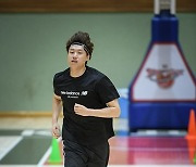 [JB포토] kt 오프시즌 훈련, 최성모 '체력은 자신있어'