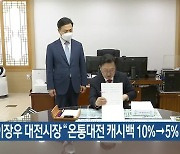 이장우 대전시장 "온통대전 캐시백 10%→5% 감축"