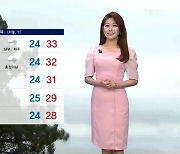 [뉴스7 날씨] 저녁까지 내륙 소나기..전국에 폭염특보, 내일 서울 34도