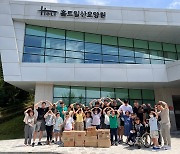 남자농구대표팀의 선한 영향력 전파, 홀트일산요양원에서 봉사활동