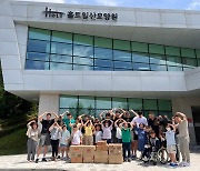 남자농구 대표팀, 요양원 봉사활동 진행..선한 영향력 전파