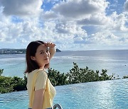 '오상진♥' 김소영, 괌에서 큰 용기 낸 노출 "허리 소멸"