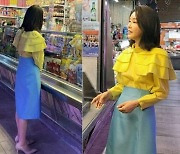 김건희 여사 '우크라 패션'에 주한 우크라이나 대사관 '♡' 화답