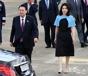 예술 행보에 '우크라 사태'‧'기후변화' 관심 김건희 여사..첫 외교 데뷔전