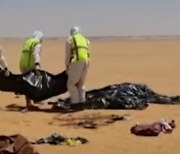 리비아 사막·바다 건너려다 참극..'난민 지옥'