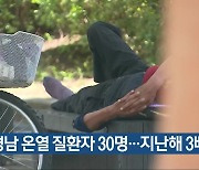 경남 온열 질환자 30명..지난해 3배 이상