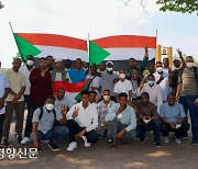 수단 난민들, 민주화 시도 3주기 기념집회[경향포토]