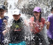 [포토] 과천향교 계곡 찾은 어린이들