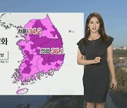 [날씨] 내일 35도 안팎 무더위..태풍 '에어리' 북상