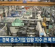대구·경북 중소기업 업황 지수 큰 폭 하락