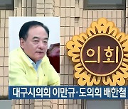 대구시의회 이만규·도의회 배한철 의장 선출