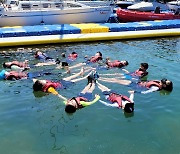 한국해양대, 초등생 바다 생존수영 교육 첫 운영