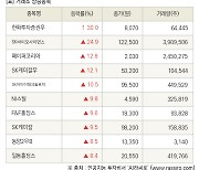 [fnRASSI]장마감, 거래소 상승 종목(한화투자증권우 30.0% ↑)