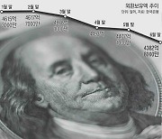 외환보유액 한 달 새 94억달러 급감, 글로벌 금융위기 이후 최대로 줄어