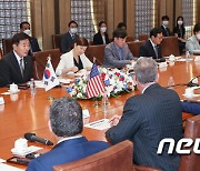 김진표 국회의장, 미국의회 CSGK방한단 접견