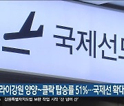 플라이강원 양양~클락 탑승률 51%..국제선 확대 추진