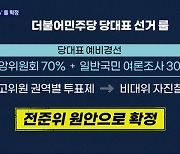민주, '여론조사30%' 전대룰 확정..친이재명계 판정승?