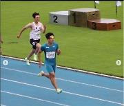 김국영, 실업선수권 10초15로 우승..준결선에선 비공인 10초07(종합)